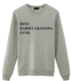 Rabbit Sweater, Best Rabbit Grandpa Ever Sweatshirt - 3325-WaryaTshirts
