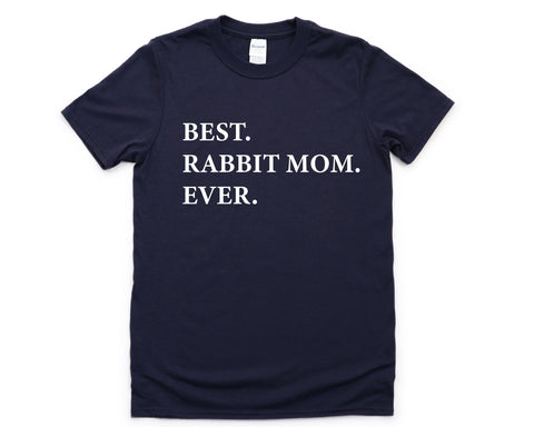 Rabbit T-Shirt, rabbit lover gift, Best Rabbit Mom Ever Shirt - 1960-WaryaTshirts