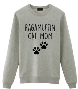 Ragamuffin Cat Sweater, Ragamuffin Cat Mom Sweatshirt Womens Gift - 2821-WaryaTshirts