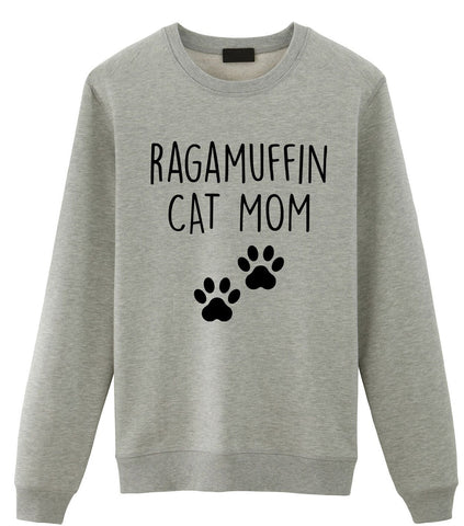 Ragamuffin Cat Sweater, Ragamuffin Cat Mom Sweatshirt Womens Gift - 2821