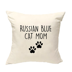 Russian Blue Cat Cushion Cover, Russian Blue Cat Mom Pillow Cover - 2387-WaryaTshirts