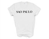 Sao Paulo T-shirt, Sao Paulo Shirt Mens Womens Gift - 4218-WaryaTshirts