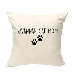 Savannah Cat Cushion Cover, Savannah Cat Mom Pillow Cover - 2391