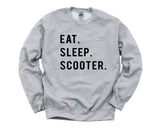 Scooter Sweater, Scooter Gifts, Eat Sleep Scooter Sweatshirt Gift for Men & Women - 754-WaryaTshirts