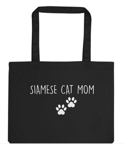 Siamese Cat Mom Tote Bag | Long Handle Bags - 2382
