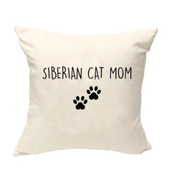 Siberian Cat Cushion Cover, Siberian Cat Mom Pillow Cover - 2397