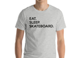 Skateboard T-shirt Mens Womens Gifts For Skateboarding Eat Sleep Skateboard shirts - 655-WaryaTshirts