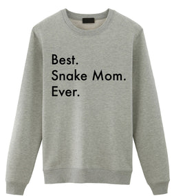 Snake Mom Sweater, Snake Mom Gift, Best Snake Mom Ever Sweatshirt - 3017
