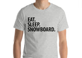 Snowboard T-Shirt, Eat Sleep Snowboard shirt Mens Womens Gifts - 1735-WaryaTshirts