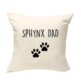 Sphynx Cushion Cover, Sphynx Dad Pillow Cover - 2341