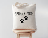 Sphynx Mom Tote Bag | Long Handle Bags - 2242-WaryaTshirts