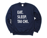 Tai Chi Sweater, Eat Sleep Tai Chi Sweatshirt Mens Womens Gift - 1279-WaryaTshirts