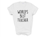 Teacher Shirt, World's Best Teacher T-Shirt, Teacher Gift - 3335