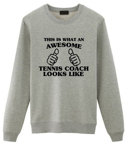 Tennis Coach Sweater, Tennis Coach Gift, Awesome Tennis Coach Sweatshirt Mens & Womens-WaryaTshirts