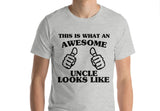 Uncle shirt, Uncle Gift, Awesome Uncle shirt- 1413-WaryaTshirts