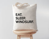 Windsurf Bag, Eat Sleep Windsurf Tote Bag | Long Handle Bags - 646-WaryaTshirts