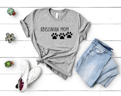 Abyssinian TShirt, Abyssinian Mom, Abyssinian Lover Gift shirt Womens - 2241