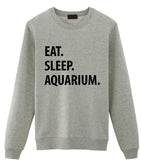 Aquarium Sweater, Eat Sleep Aquarium Sweatshirt Gift for Men & Women-WaryaTshirts