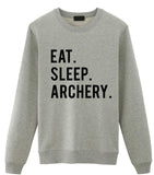 Archery Sweater, Eat Sleep Archery Sweatshirt Mens Womens