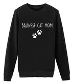 Balinese Cat Sweater, Balinese Cat Mom Sweatshirt Womens Gift - 2401