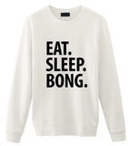 Bong Sweater, Eat Sleep Bong Sweatshirt Gift for Men & Women-WaryaTshirts