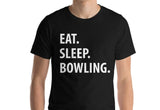 Bowling T-Shirt, Eat Sleep Bowling Tshirt Mens Womens Gifts - 1035-WaryaTshirts