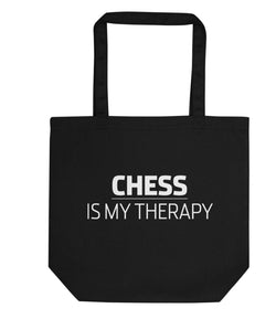 Chess is My Therapy Tote Bag | Short / Long Handle Bags-WaryaTshirts