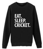 Cricket Sweater, Eat Sleep Cricket Sweatshirt Gift for Men & Women-WaryaTshirts