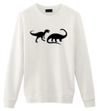 Dinosaurs Sweater Dinosaur Lover Gift Trex Brachiosaurus Mens Womens Sweatshirt