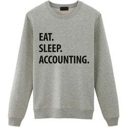 Eat Sleep Accounting Sweatshirt-WaryaTshirts