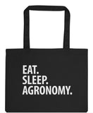 Eat Sleep Agronomy Tote Bag | Long Handle Bags - 2949-WaryaTshirts