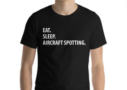 Eat Sleep Aircraft Spotting T-Shirt