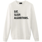 Eat Sleep Algorithms Sweater-WaryaTshirts