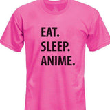 Eat Sleep Anime T-Shirt Kids-WaryaTshirts
