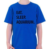Eat Sleep Aquarium T-Shirt Kids-WaryaTshirts