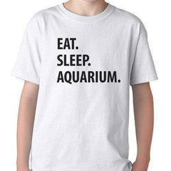 Eat Sleep Aquarium T-Shirt Kids-WaryaTshirts
