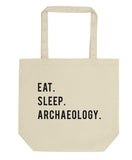 Eat Sleep Archaeology Tote Bag | Short / Long Handle Bags