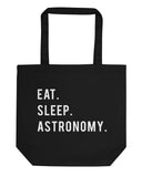 Eat Sleep Astronomy Tote Bag | Short / Long Handle Bags