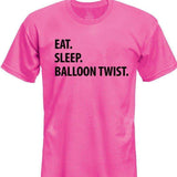 Eat Sleep Balloon Twist T-Shirt Kids-WaryaTshirts