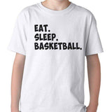 Eat Sleep Basketball t shirt, Gift for Boys Girls Teens-WaryaTshirts