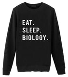 Eat Sleep Biology Sweater-WaryaTshirts