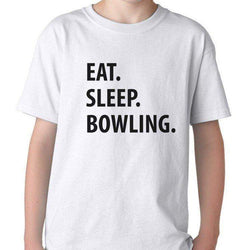 Eat Sleep Bowling T-Shirt Kids