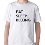 Eat Sleep Boxing T-Shirt Kids-WaryaTshirts