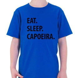 Eat Sleep Capoeira T-Shirt Kids-WaryaTshirts