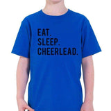 Eat Sleep Cheerlead T-Shirt Kids