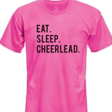 Eat Sleep Cheerlead T-Shirt Kids-WaryaTshirts