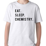 Eat Sleep Chemistry T-Shirt Kids-WaryaTshirts
