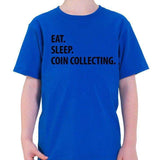 Eat Sleep Coin Collecting T-Shirt Kids