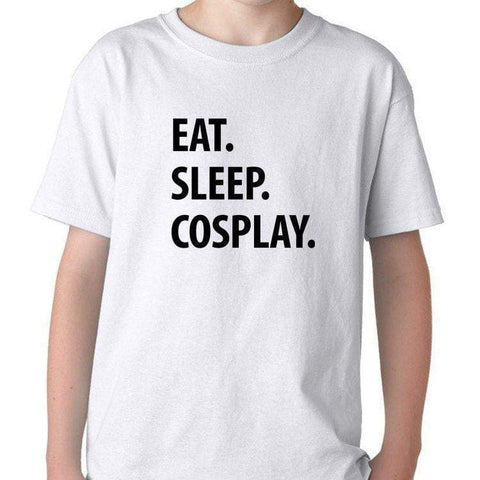 Eat Sleep Cosplay T-Shirt Kids-WaryaTshirts