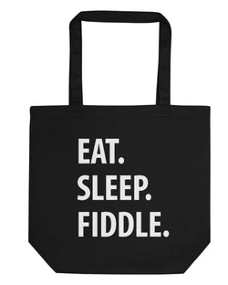 Eat Sleep Fiddle Tote Bag | Short / Long Handle Bags